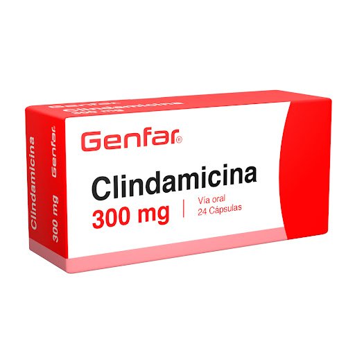 Clindamicina 300 Mg X 24 Cap (Genfar)