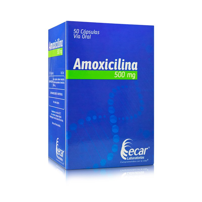 Amoxicilina 500 Mg X 50 Cap (Ecar)