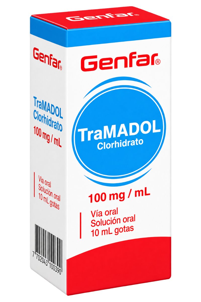 Tramadol 100 Mg Frasco X 10 Ml