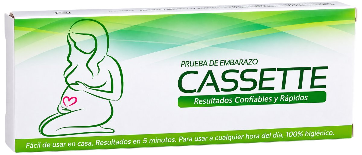 Prueba De Embarazo Cassette Unidad Verde