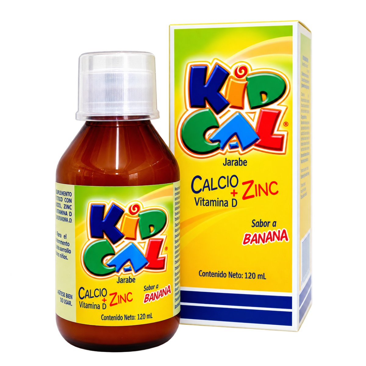 Kidcal Banano 300 Mg Frasco X 180 Ml