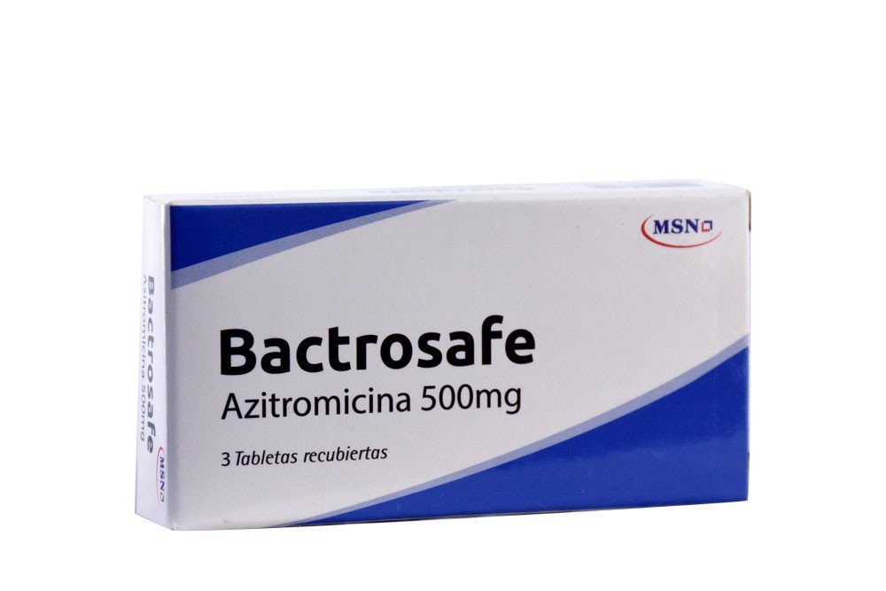Azitromicina 500 Mg X 3 Tab (Bactrosafe)