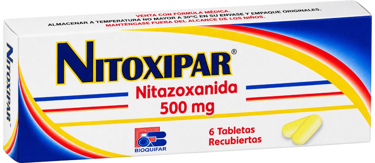 Nitazoxanida 500 Mg X 6 Tab (Nitoxipar)