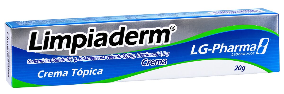 Limpiaderm Crema Tópica X 20 Gr (Gentamicina + Beta + Clotrimazol)