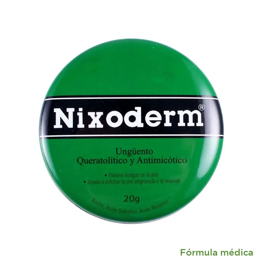 Nixoderm Ungüento Pote X 20 Gr (Azufre + Salicílico + Benzoico)