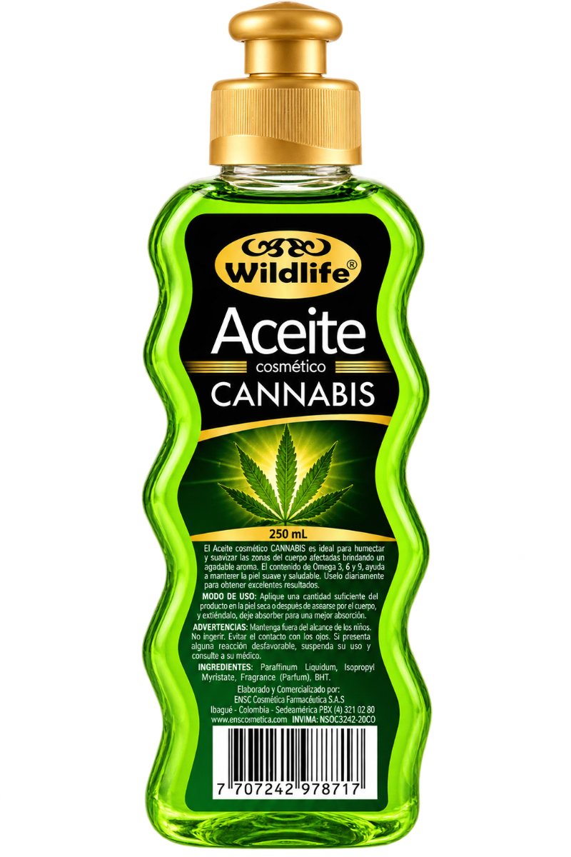 Aceite Cosmético Cannabis X 100 Ml