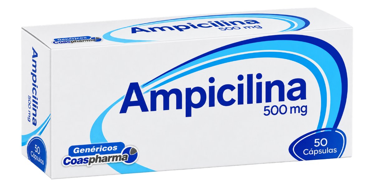 Ampicilina 500 Mg X 50 Cápsulas (Coaspharma)