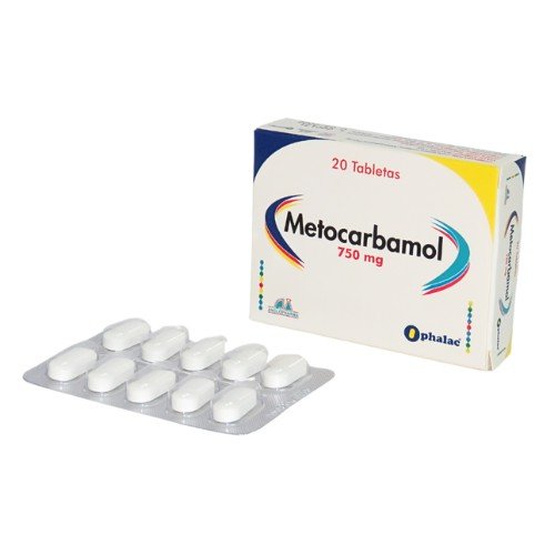Metocarbamol 750 Mg X 20 Tab