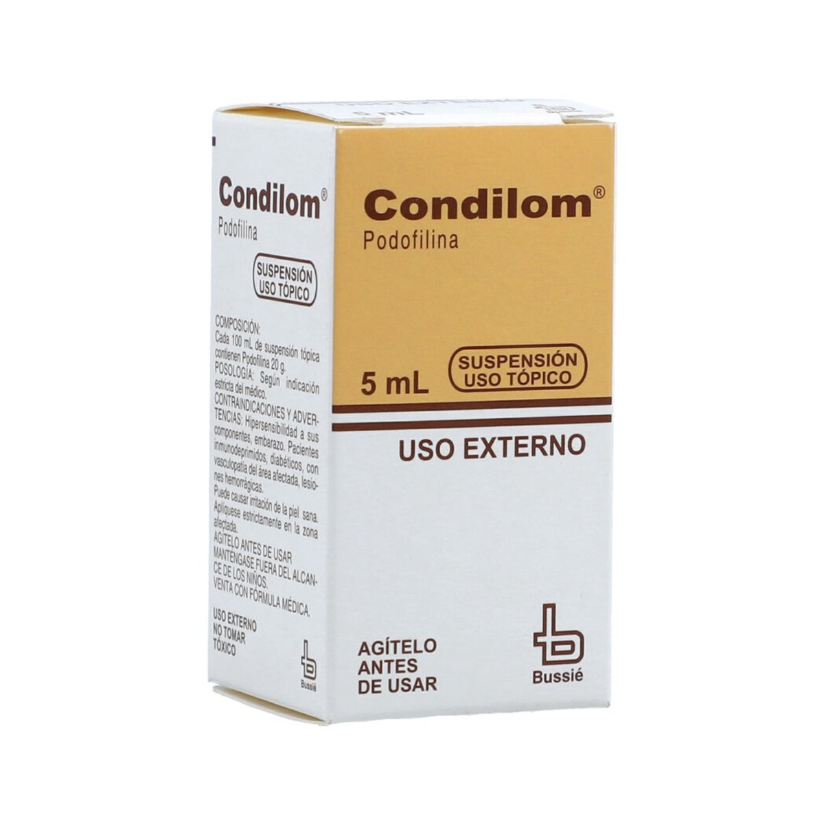 Podofilina Suspensión Tópica Frasco X 5 Ml (Condiloma)