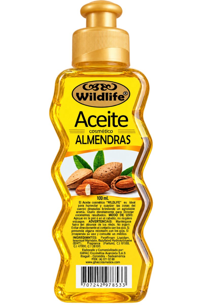 Aceite Cosmético Almendras X 100 Ml