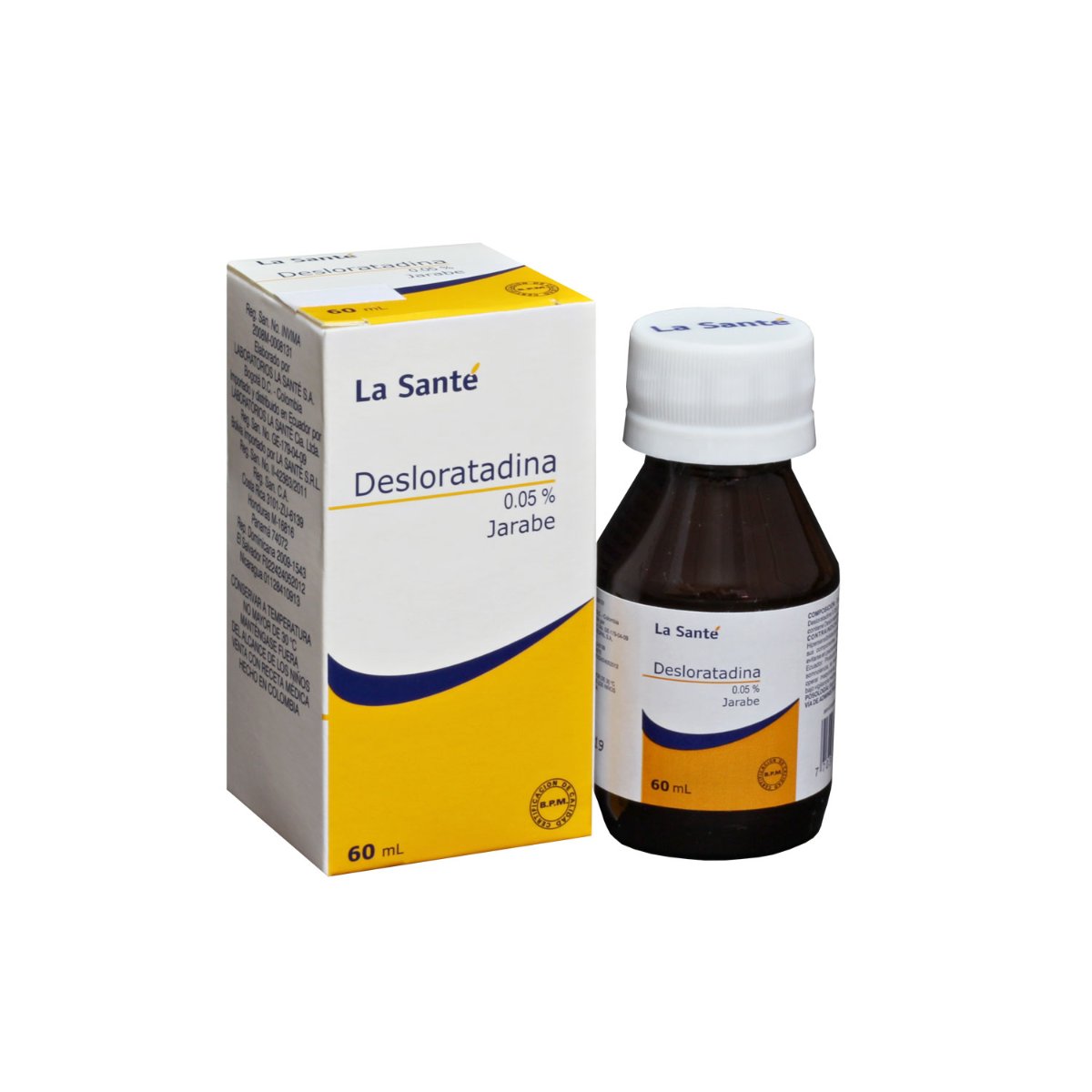 Desloratadina 2.5 Mg/5 Ml Jarabe X 60 Ml