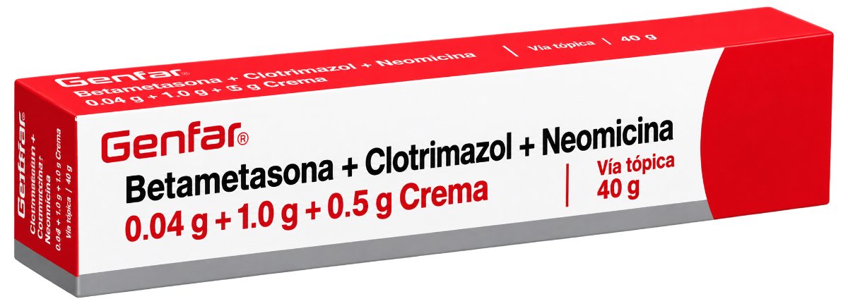 Betametasona + Clotrimazol + Neomicina Crema X 40 Gr