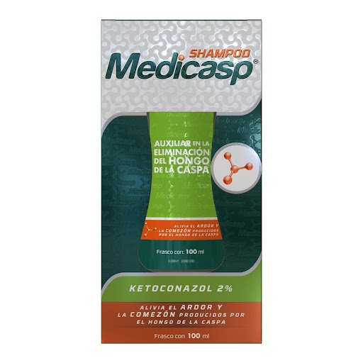 Medicasp 2% Shampoo Frasco X 100 Ml