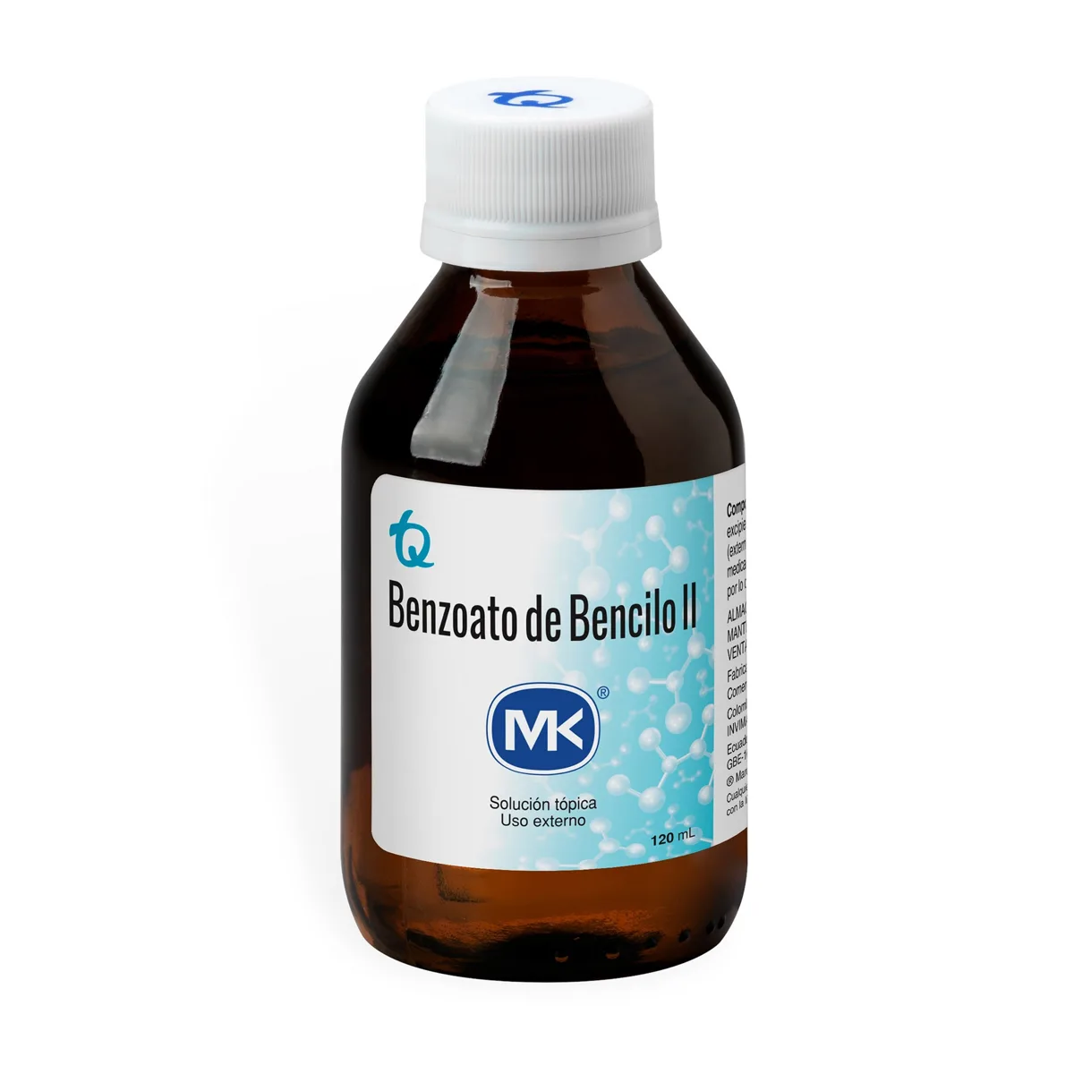Benzoato De Bencilo Frasco X 120 Ml