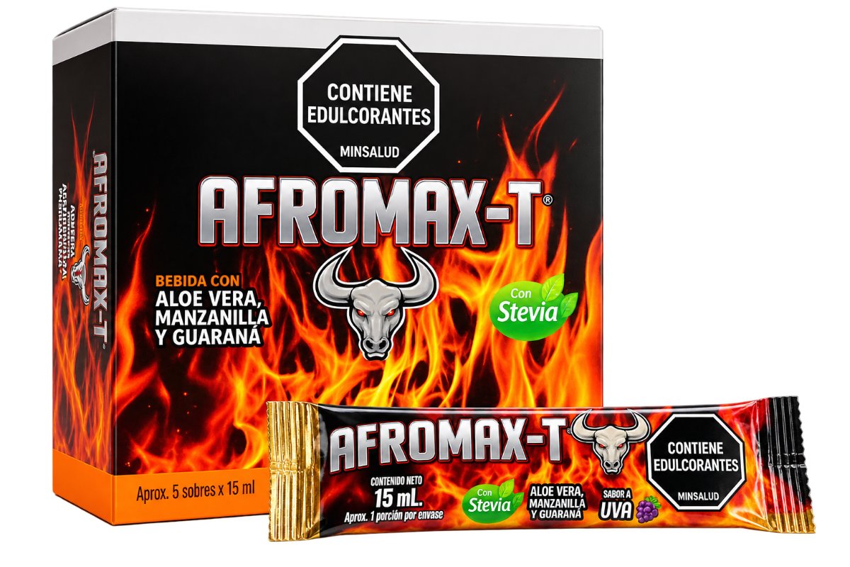 Afromax T Sabor Uva X 24 Sachets X 15 Ml - Potencializador