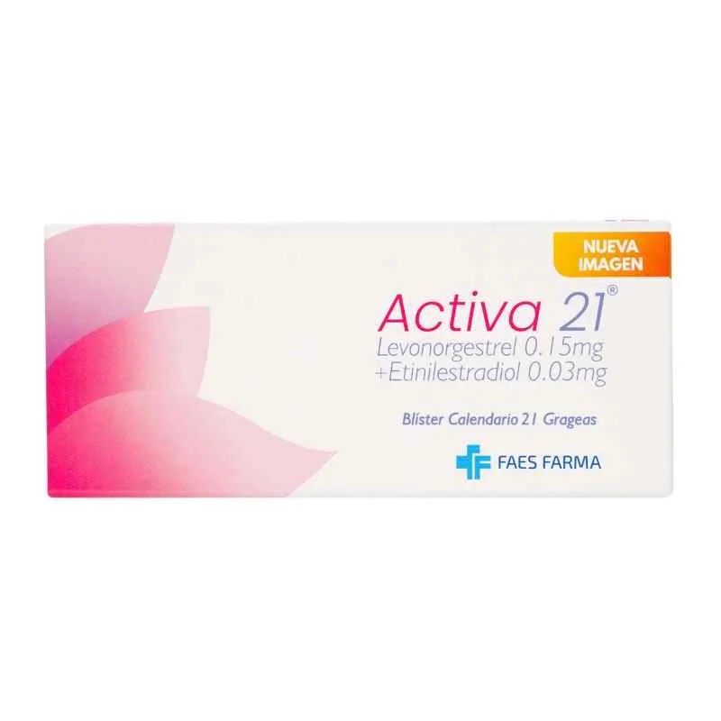 Activa X 21 Grageas (Levonorgestrel + Etinilestradiol)