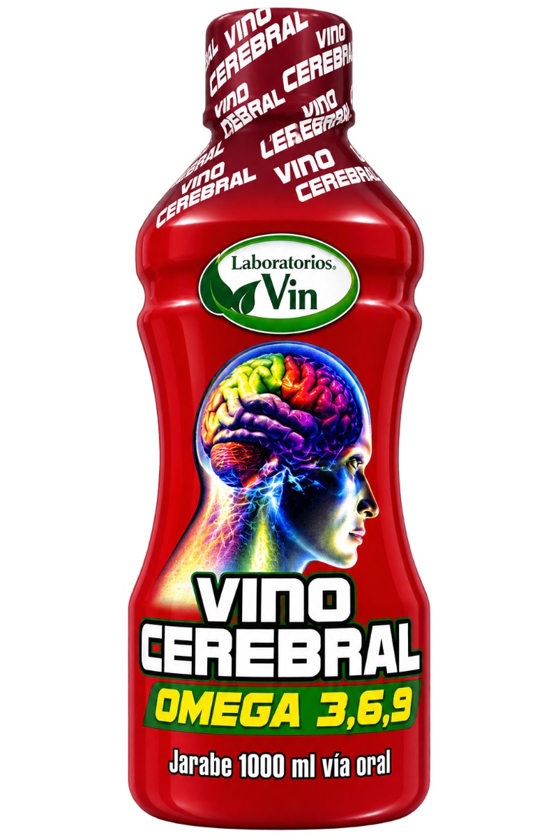 Vino Cerebral Omega 3, 6 y 9 X 1000 Ml